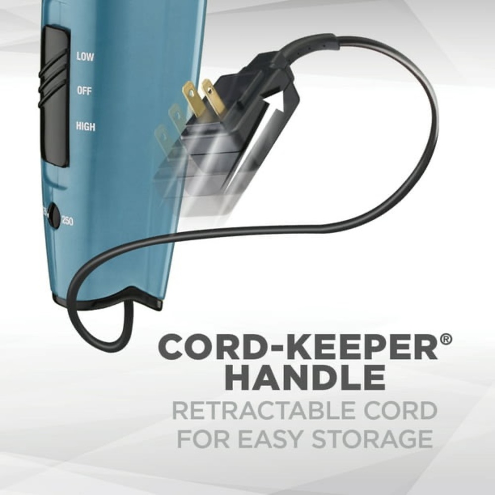 Conair Cord-Keeper Travel Size Folding Ionic Retractable Cord Hair Dryer - Picture 2 of 9